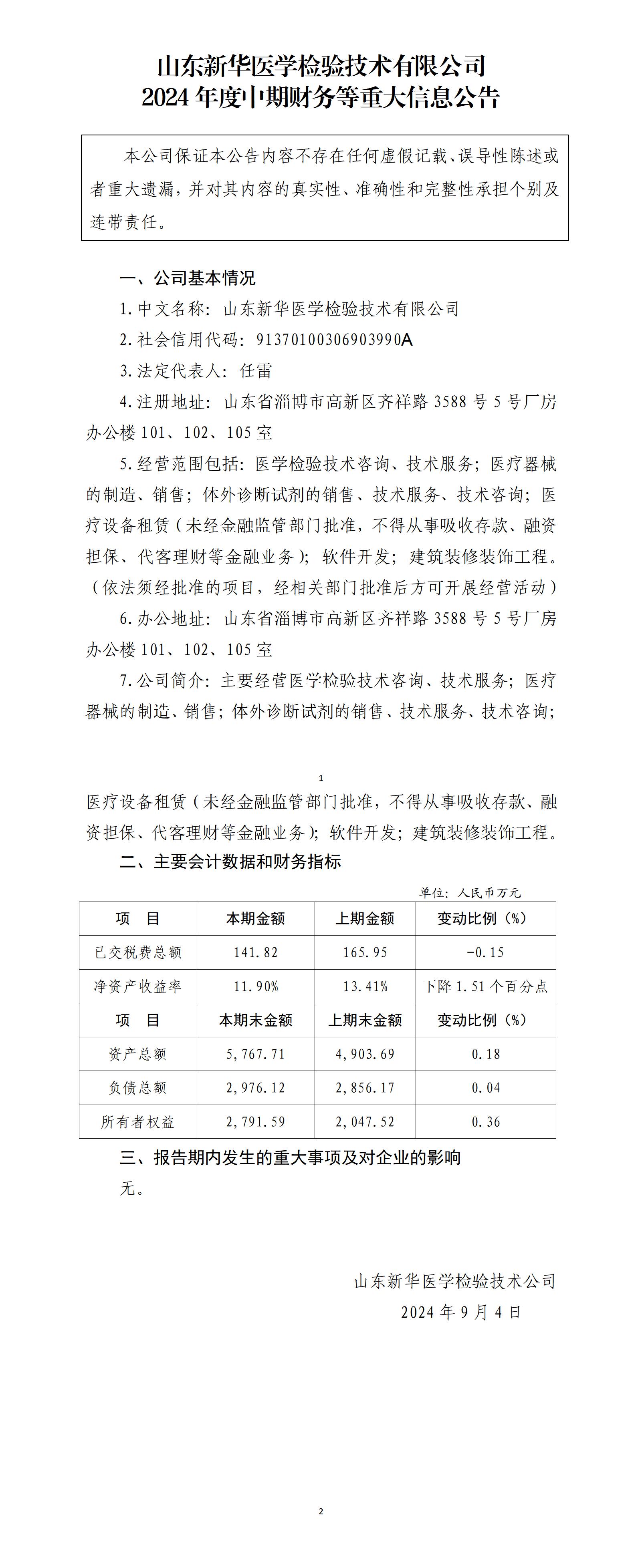 山东新华医学检验技术有限公司2024年中期财务等重大信息_01.jpg